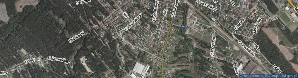 Zdjęcie satelitarne Okulickiego-Niedźwiadka Leopolda, gen. ul.